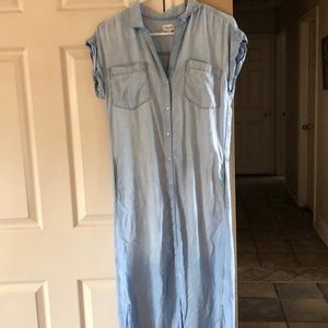 Light blue maxi dress